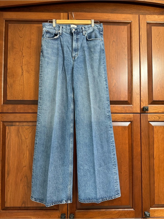 Citizens Of Humanity Denim - Citizens Of Humanity Light Blue High-Rise Wide Leg Jeans (Paloma) 32” inseam
